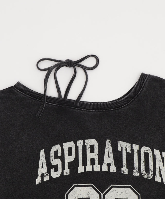 2WAYグラフィックワンショルBIGスウェット