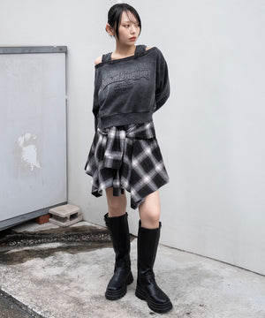 柄４　モデル：159cm F着用