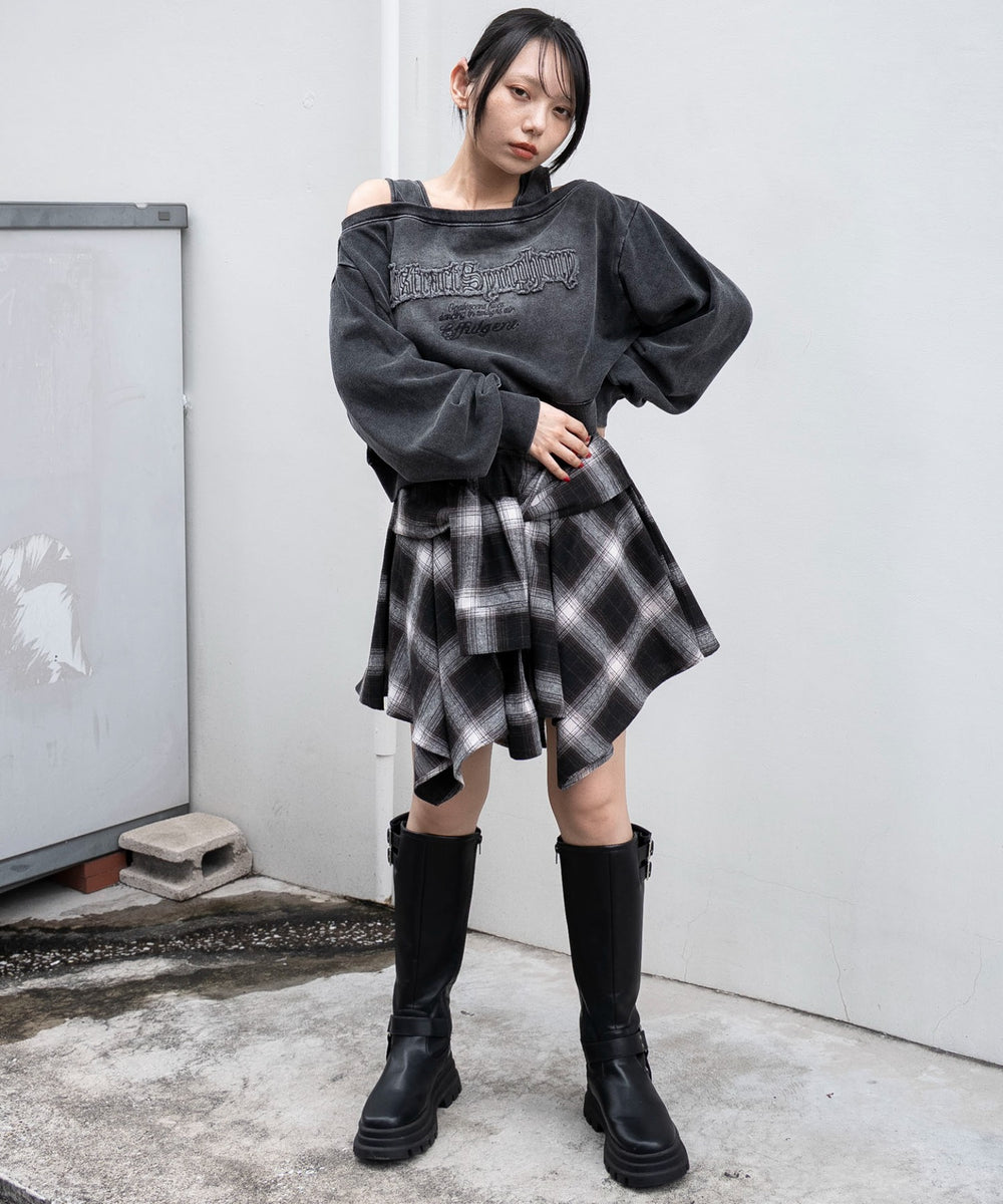 柄４　モデル：159cm F着用