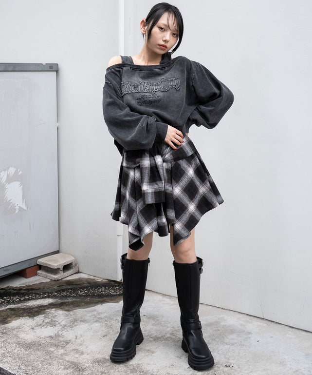 柄４　モデル：159cm F着用