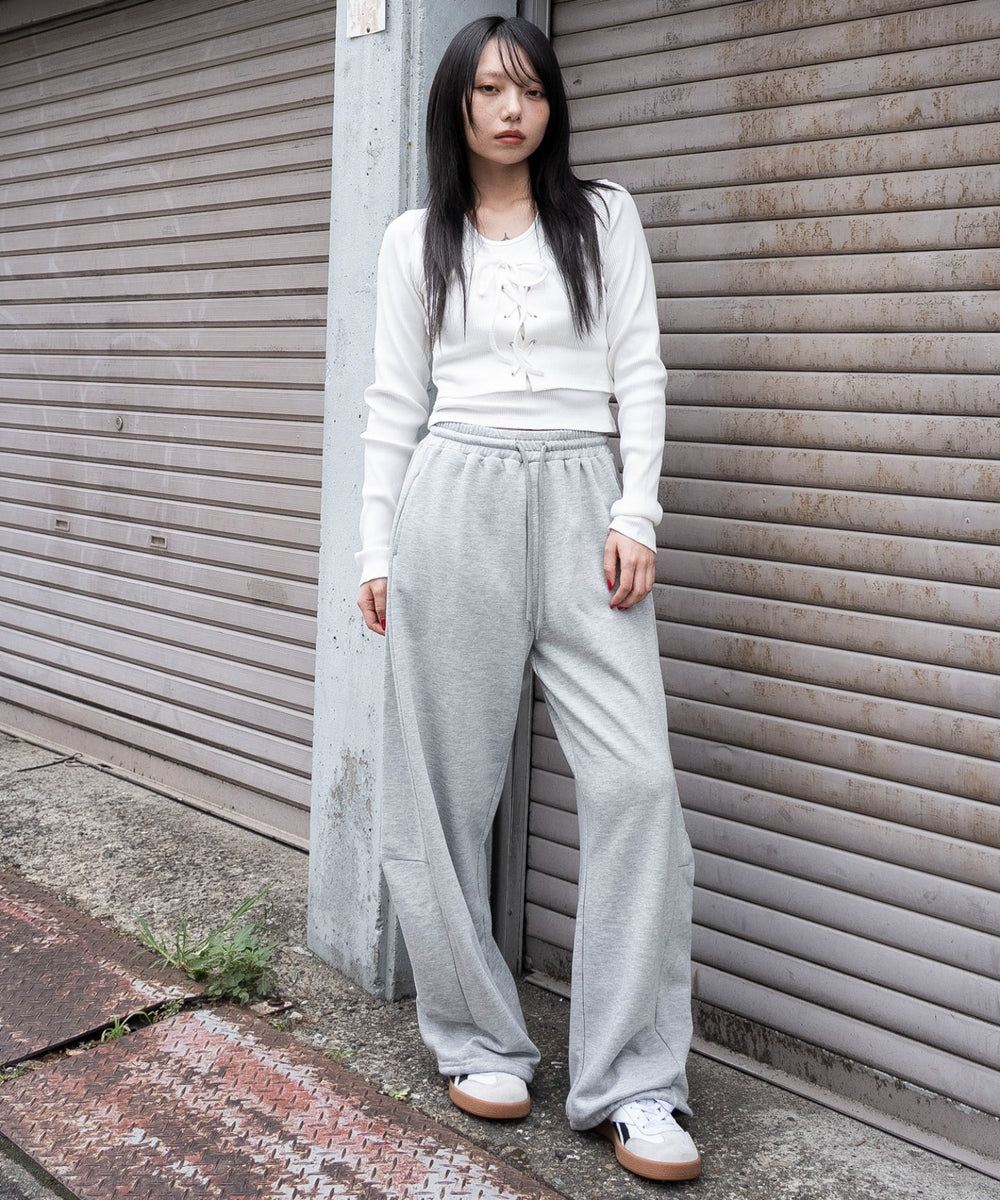 杢グレー　モデル：159cm M着用