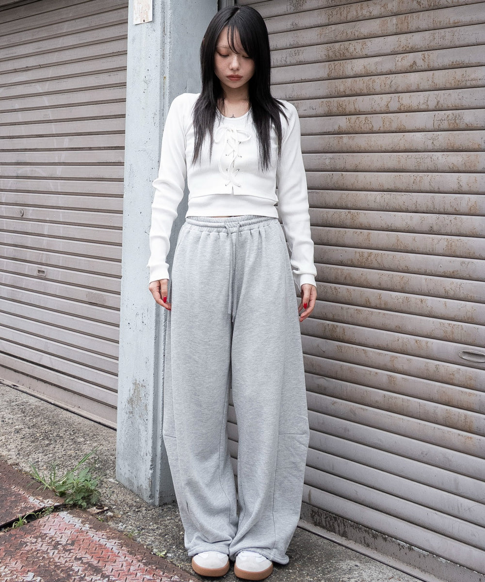 杢グレー　モデル：159cm M着用