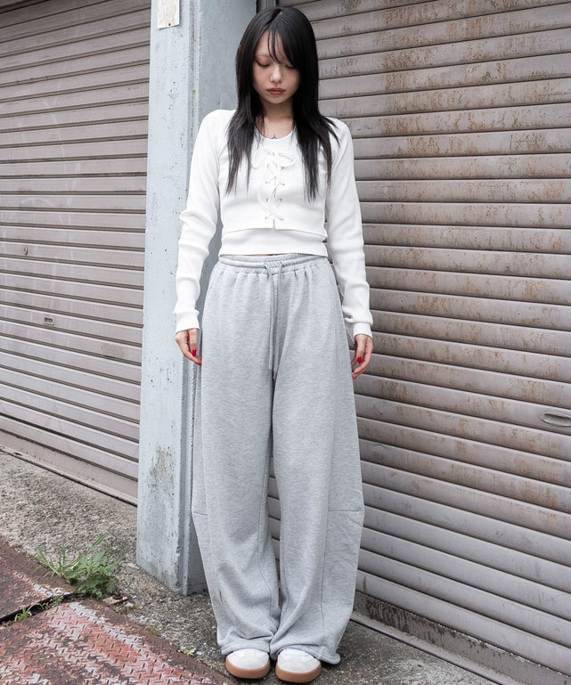 杢グレー　モデル：159cm M着用