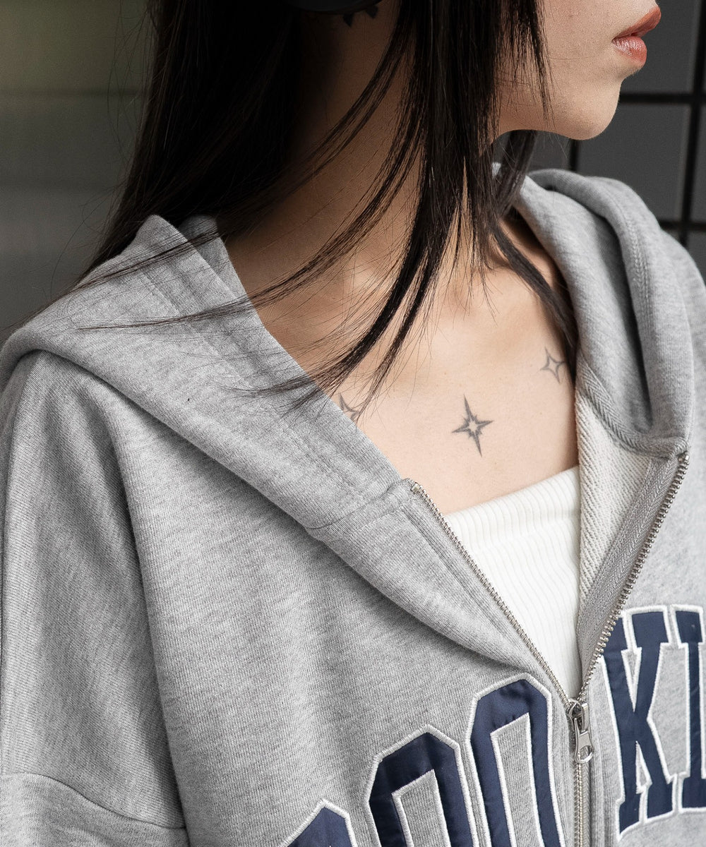 グラフィックBIGZIPパーカー