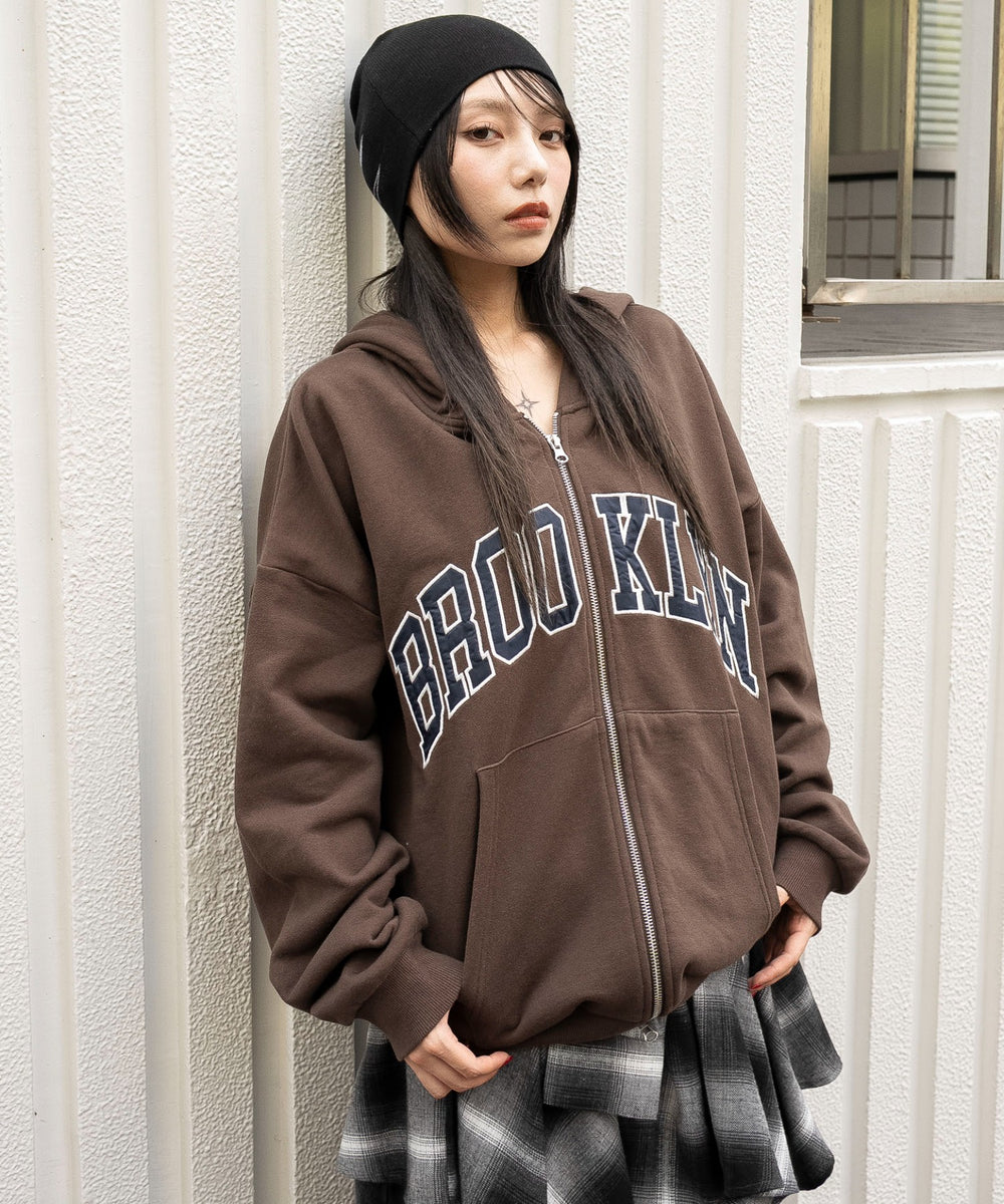 ブラウン　モデル：159cm F着用