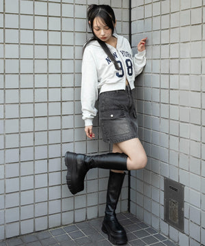 アッシュグレー　モデル：159cm F着用