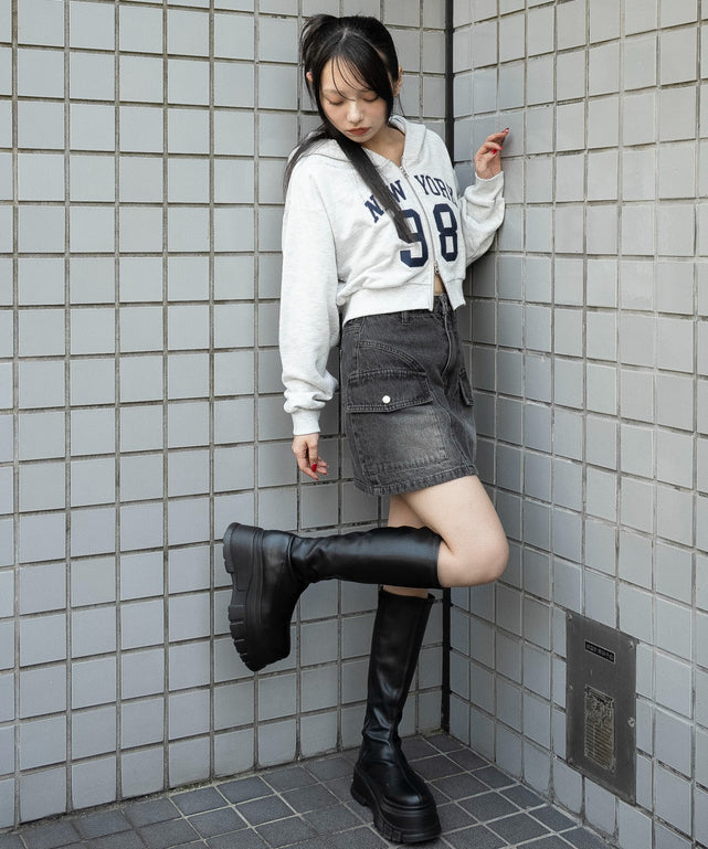 アッシュグレー　モデル：159cm F着用