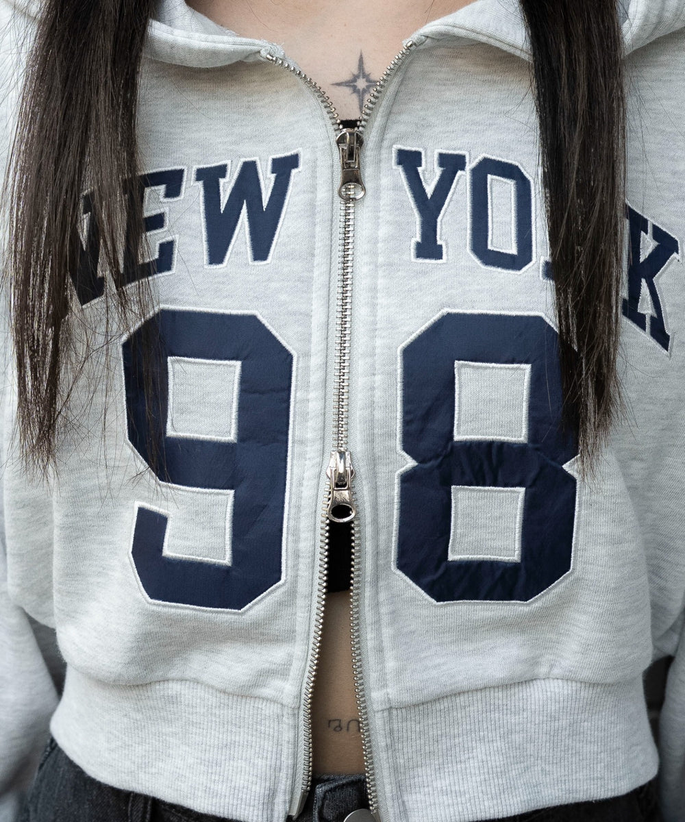 グラフィックショートZIPパーカー