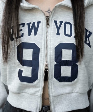 グラフィックショートZIPパーカー