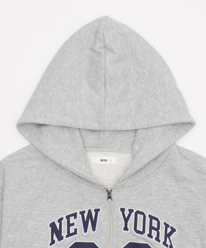 グラフィックショートZIPパーカー