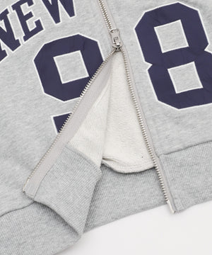 グラフィックショートZIPパーカー