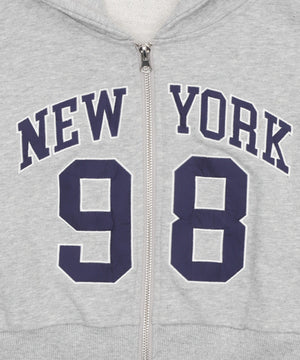 グラフィックショートZIPパーカー