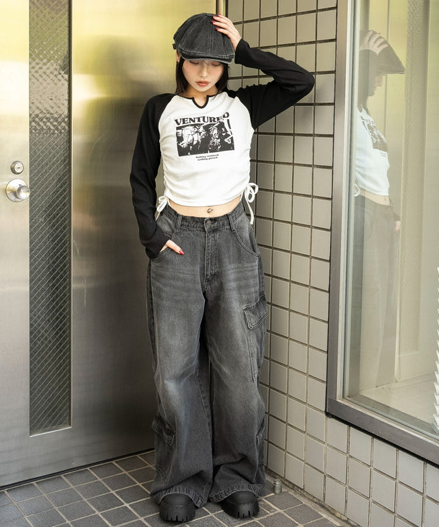 ブラック　モデル：159cm F着用