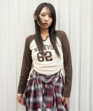 ブラウン　モデル：159cm F着用