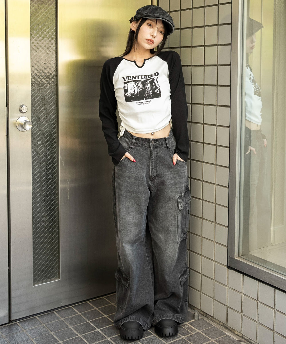 ブラック　モデル：159cm F着用