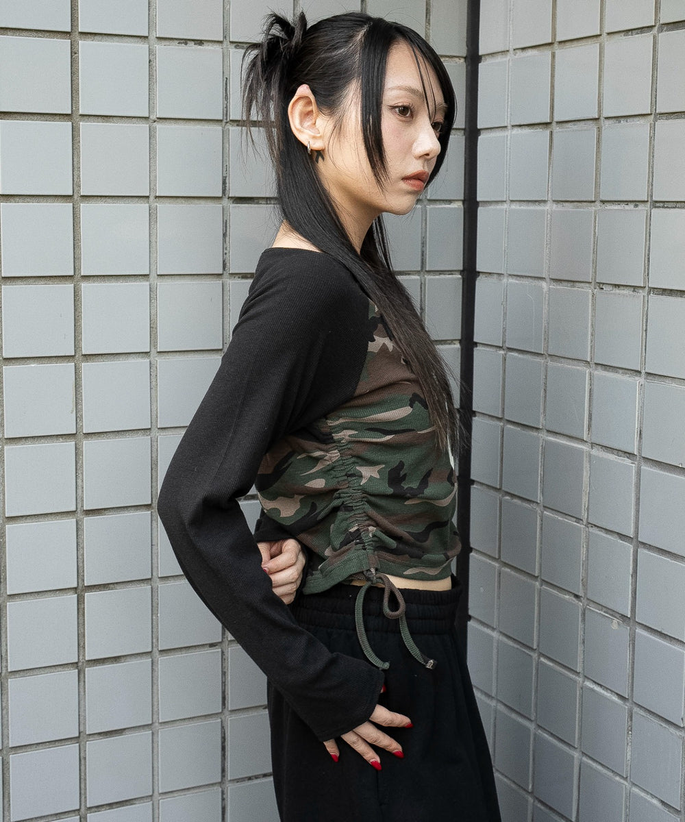 柄１　モデル：159cm F着用