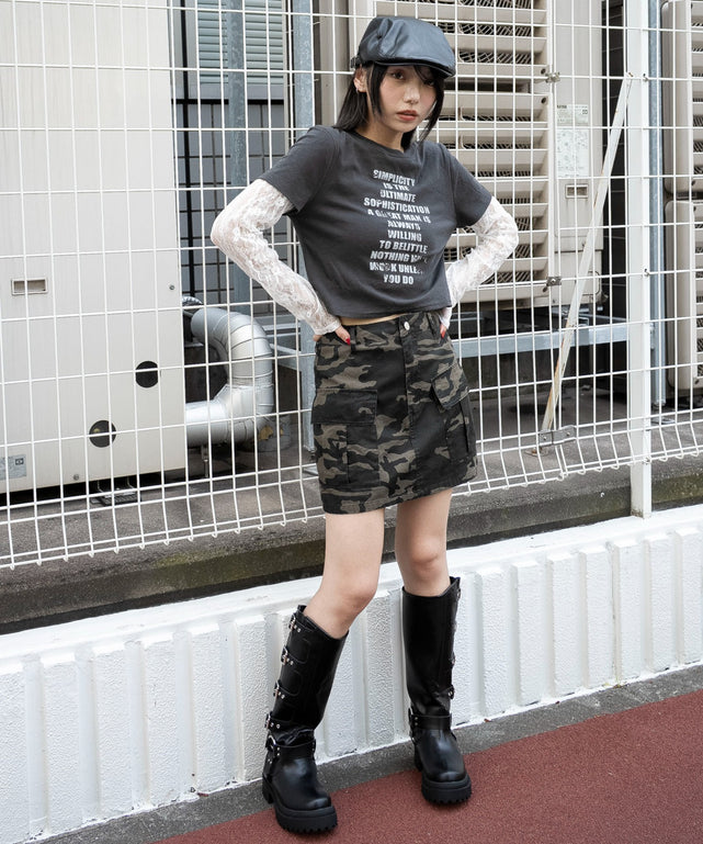 柄２(レース)　モデル：159cm F着用