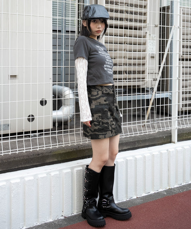 柄２(レース)　モデル：159cm F着用