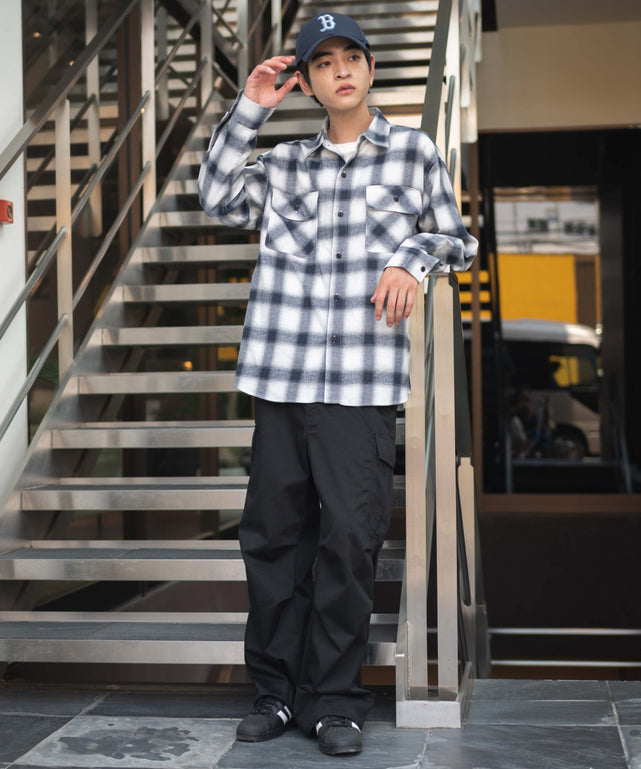 柄4 モデル：180㎝　L着用