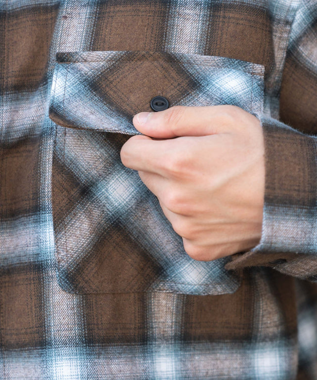 オンブレチェックネルシャツ（LS）