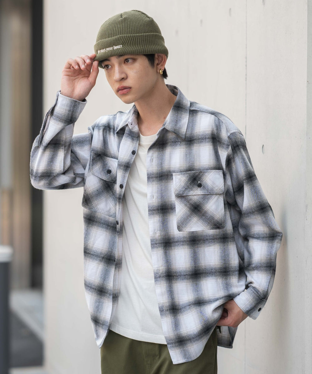 柄4 モデル柄2 モデル：180㎝　L着用：180㎝　L着用