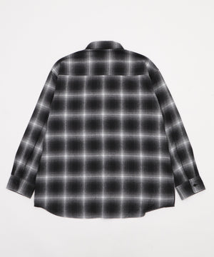 オンブレチェックネルシャツ（LS）