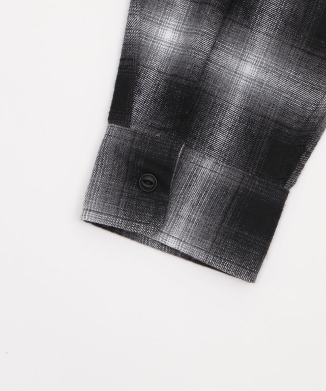 オンブレチェックネルシャツ（LS）