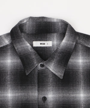 オンブレチェックネルシャツ（LS）