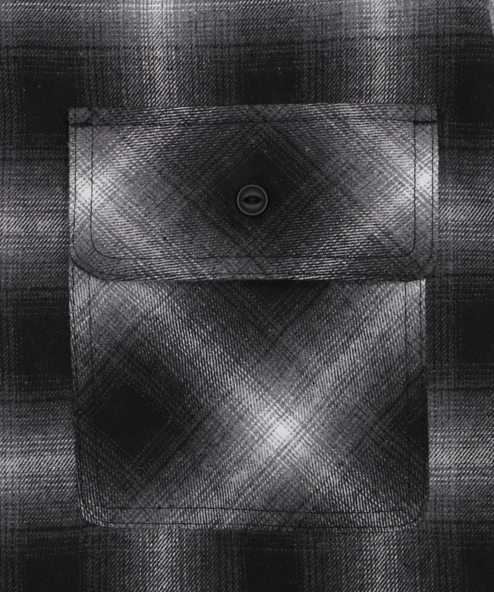 オンブレチェックネルシャツ（LS）