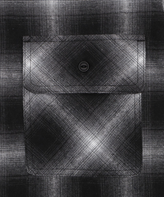 オンブレチェックネルシャツ（LS）