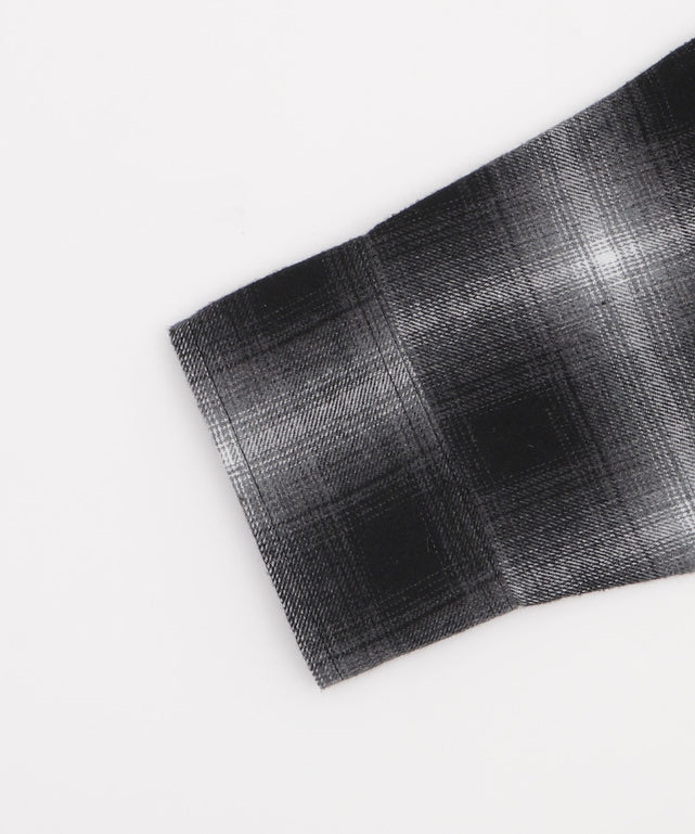 オンブレチェックネルシャツ（LS）