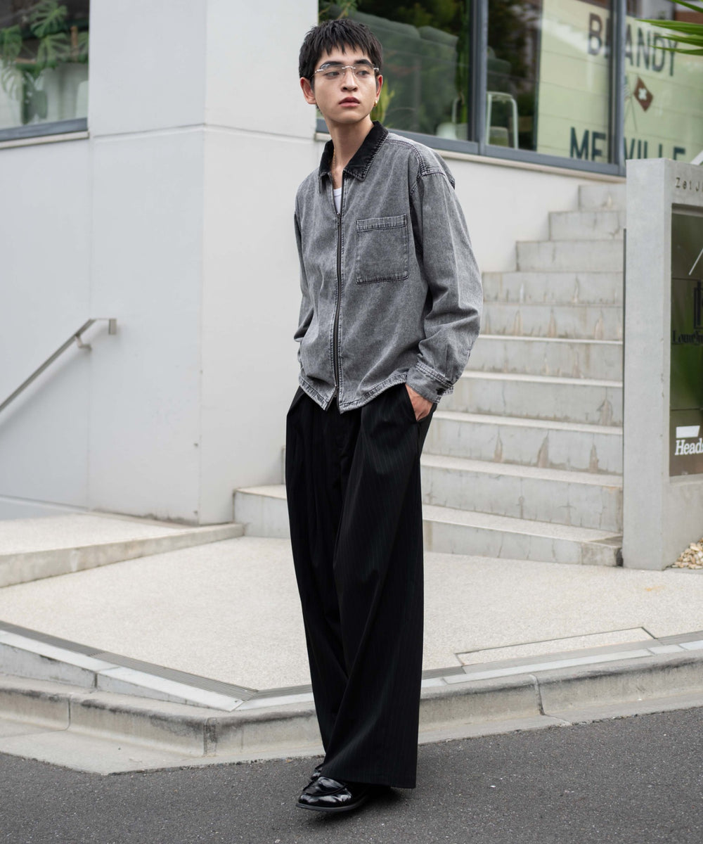 デニムブラック　モデル：180㎝　L着用　