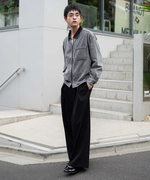 デニムブラック　モデル：180㎝　L着用　