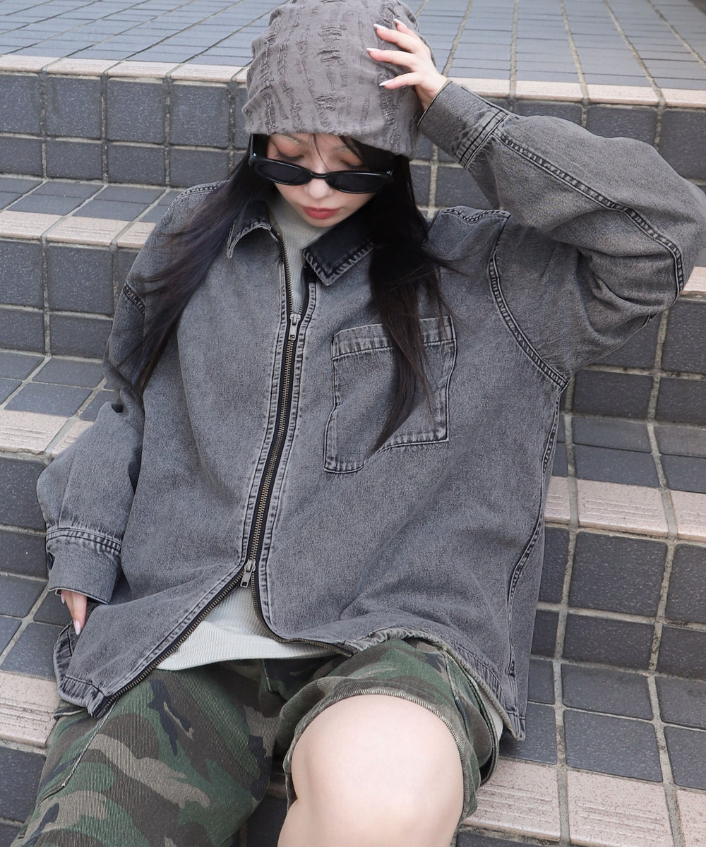 デニムブラック モデル：159cm M着用