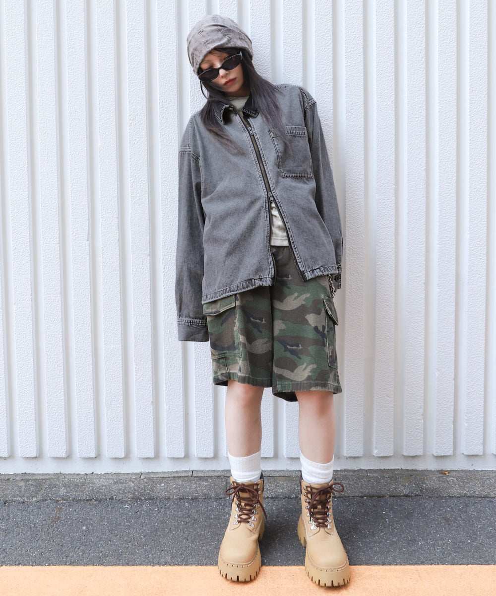 デニムブラック モデル：159cm M着用