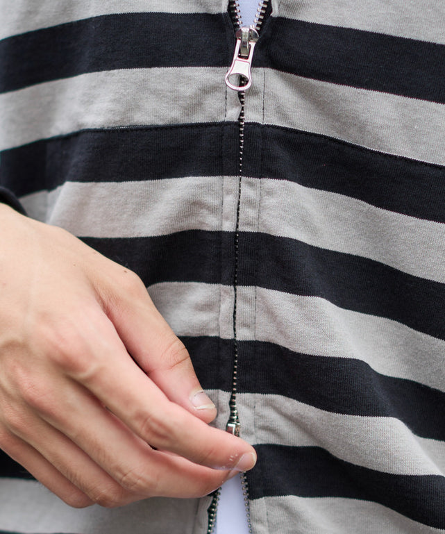 ナンバリングカットZIPパーカー