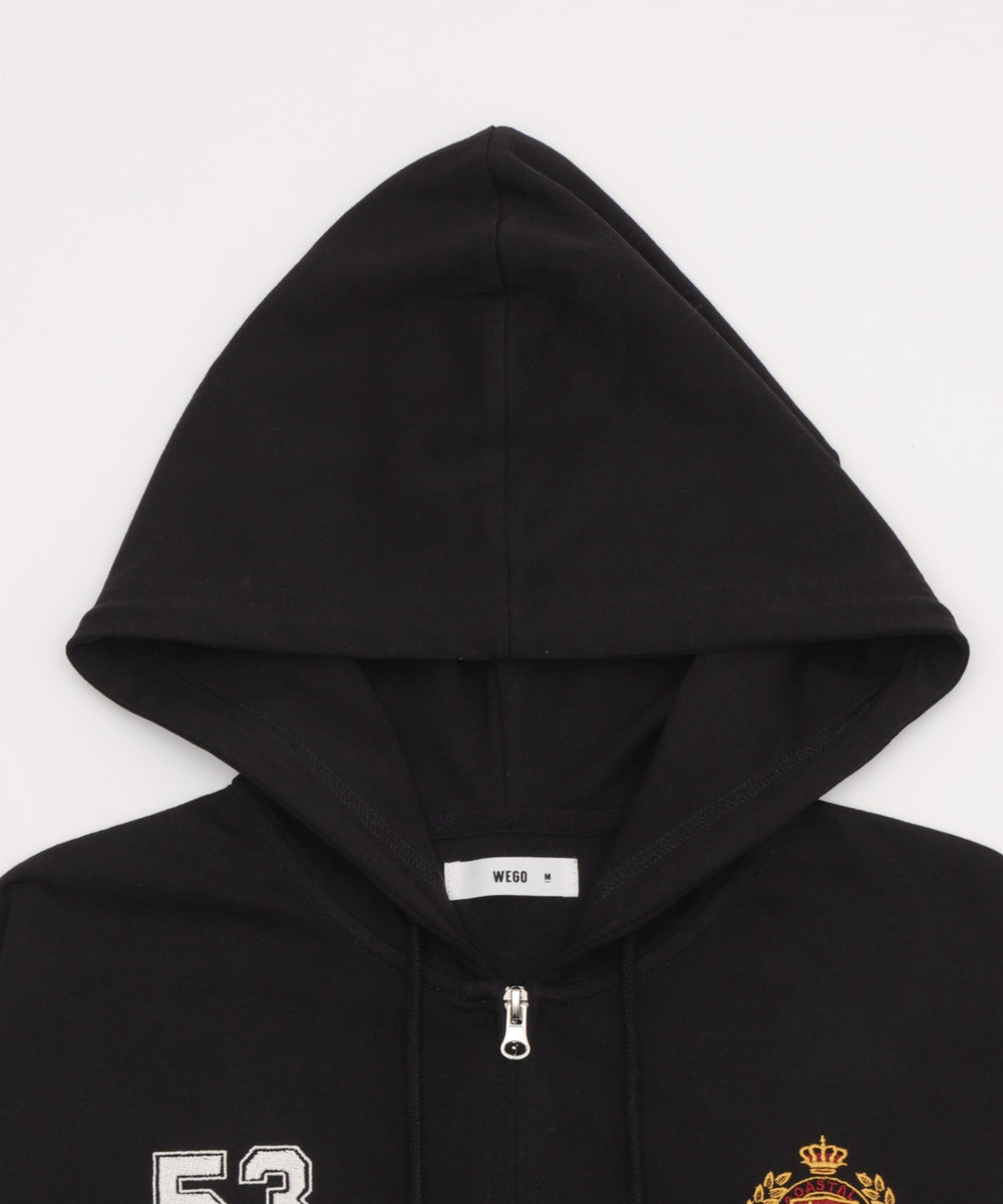 ナンバリングカットZIPパーカー