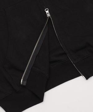 ナンバリングカットZIPパーカー