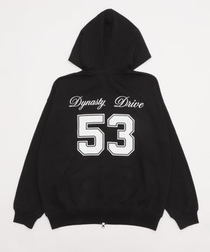 ナンバリングカットZIPパーカー