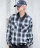 ブラックチェック1 モデル：175cm L着用
