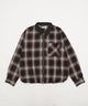 オンブレチェックシャツジャケット