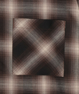 オンブレチェックシャツジャケット