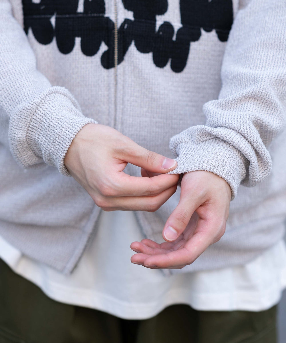 メッシュロゴジップパーカー