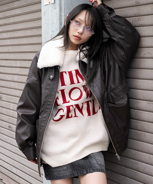 ブラウン　モデル：159cm M着用