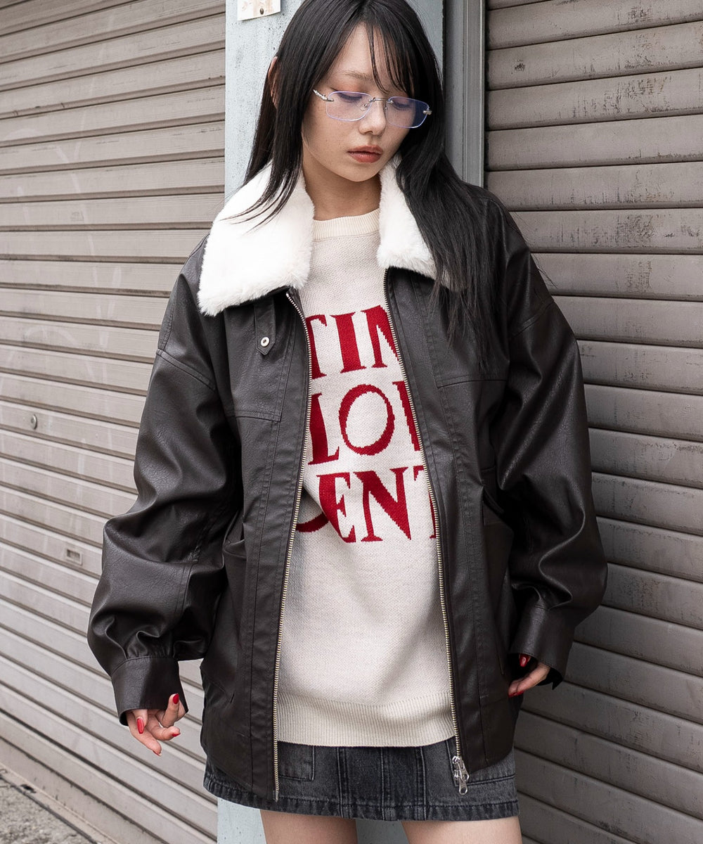 ブラウン　モデル：159cm M着用