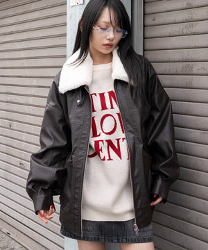 ブラウン　モデル：159cm M着用