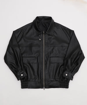 2WAYファー襟PUジャケット