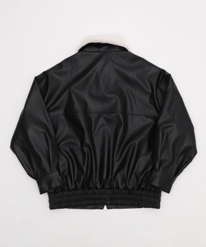 2WAYファー襟PUジャケット