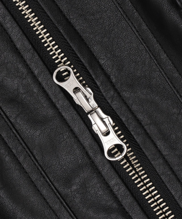 2WAYファー襟PUジャケット