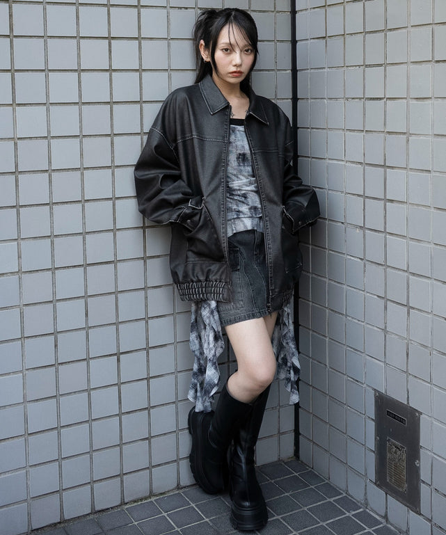 ブラック　モデル：159cm F着用